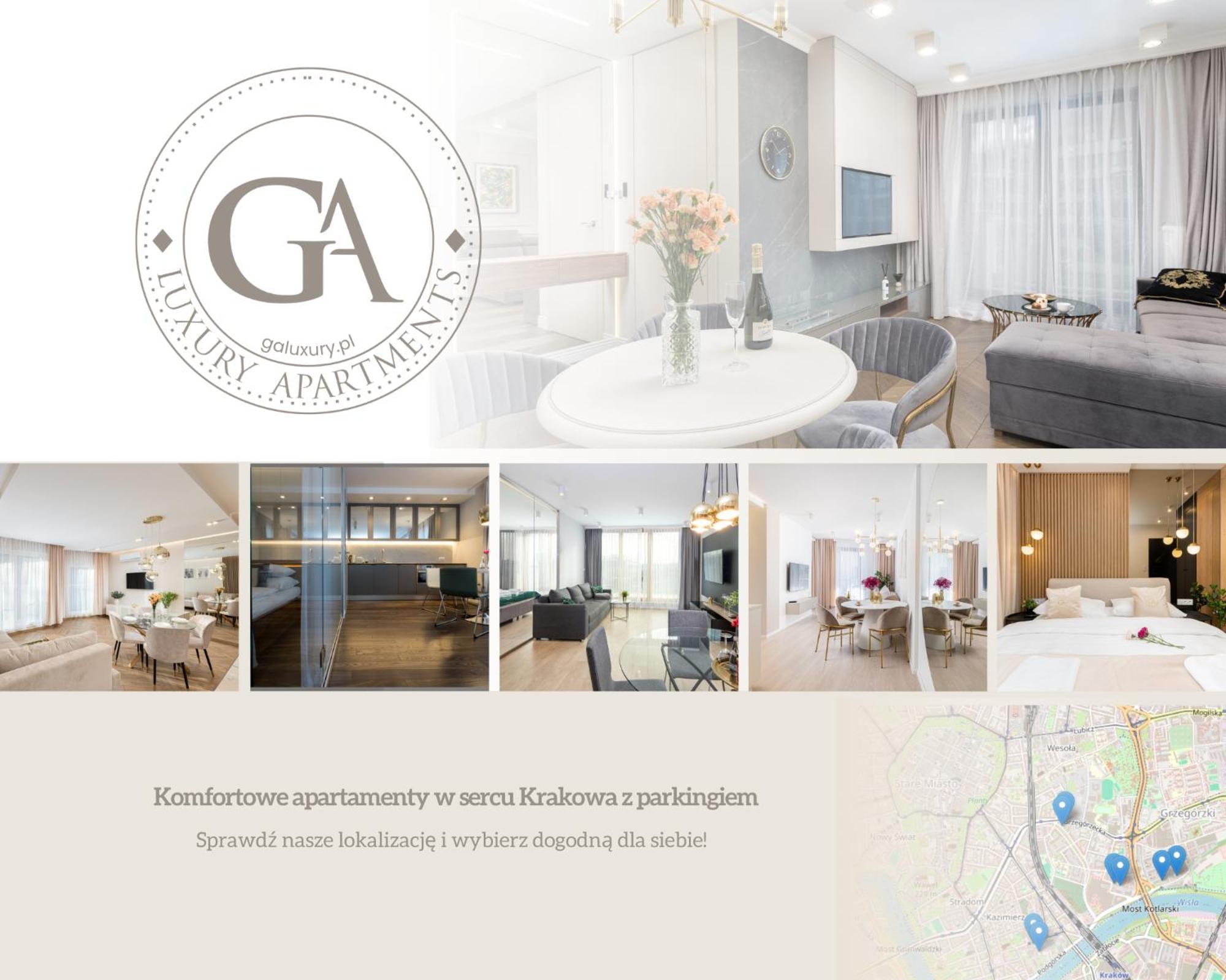 GA Luxury Apartments Grzegórzecka 9 Cracóvia Exterior foto