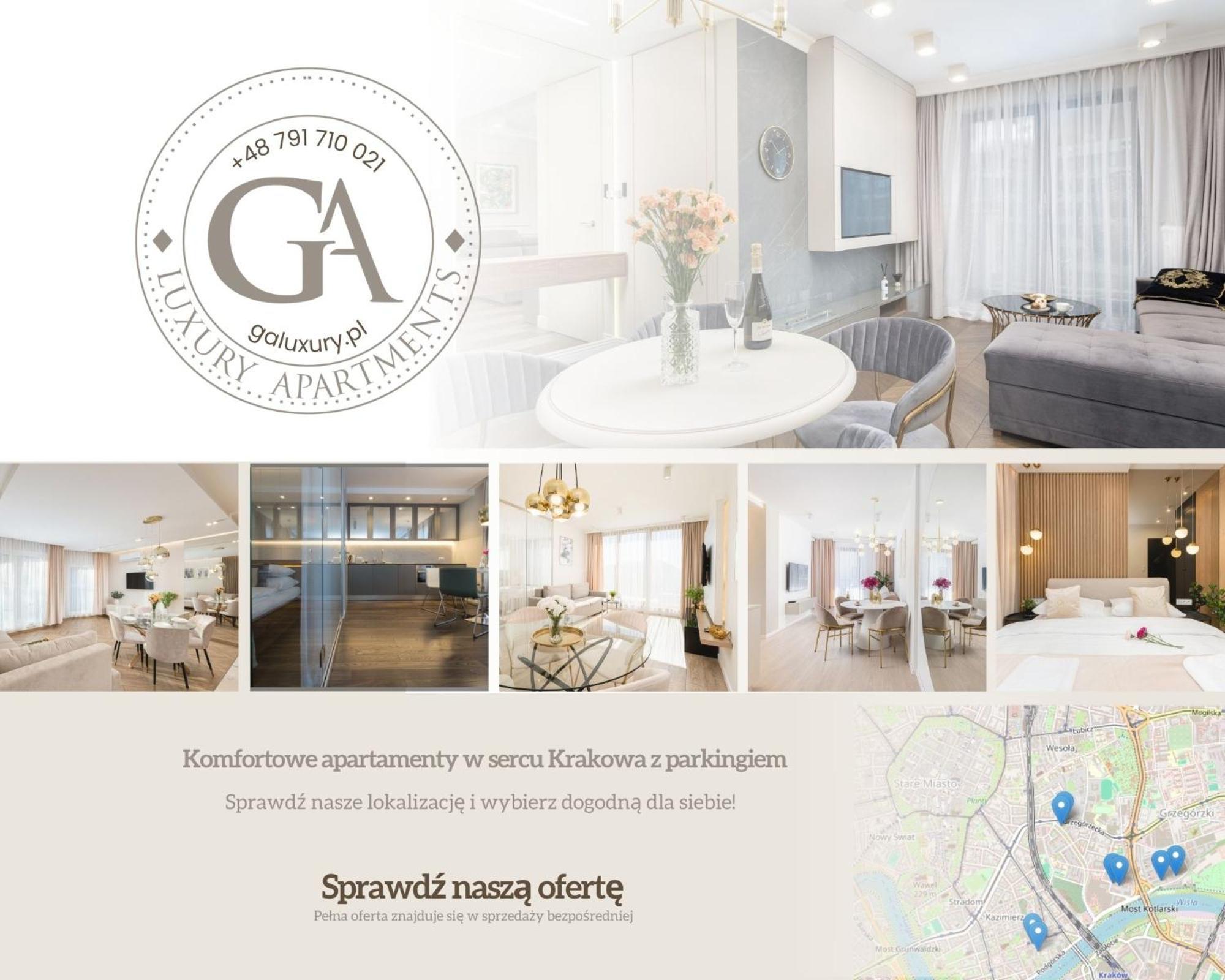GA Luxury Apartments Grzegórzecka 9 Cracóvia Exterior foto